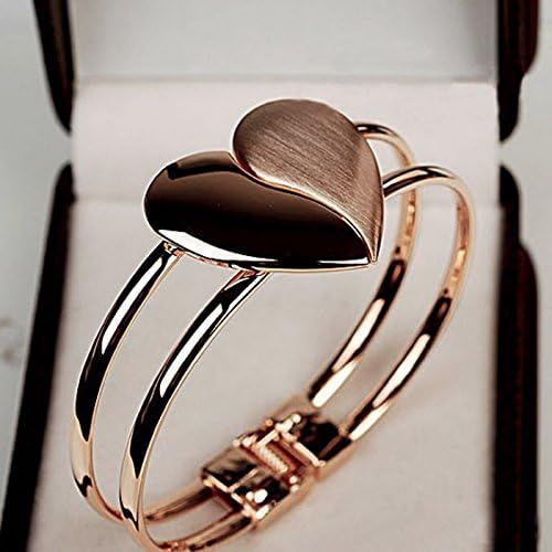  [아마존베스트]Hemlock 5 PCs Bangle Bracelet, Women 925 Sterling Silver Bracelet Bohemia Jewelry (A-Gold)