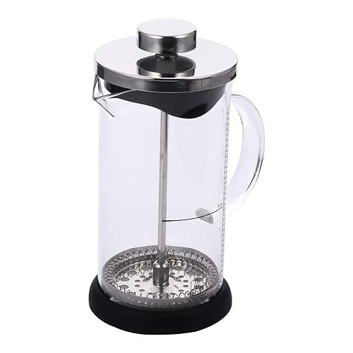  Hemoton Espresso Machine Portable Stove Stainless Steel Coffee Pot Espresso Maker Coffee Maker Glass Tea Kettle for Camping Stovetop 350ml Espresso Machine Portable Stove