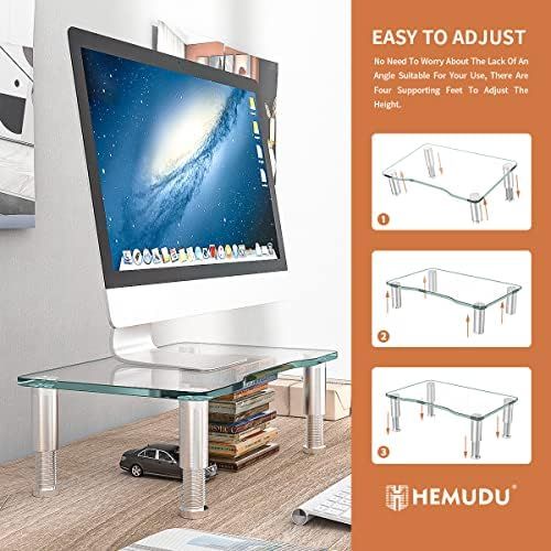  [아마존베스트]Hemuduplus Computer Monitor Riser