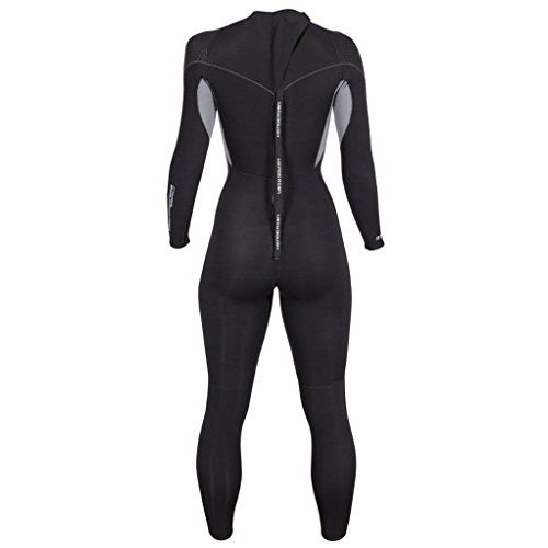  Henderson Womens Thermoprene Pro Wetsuit 7mm Back Zip Fullsuit Black