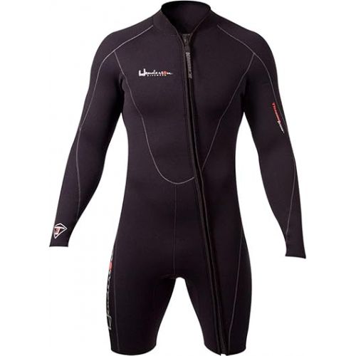  Henderson Man 5mm Thermoprene Long Sleeve Shorty / Jacket (Front Zip) Scuba Diving Wetsuit-XLarge