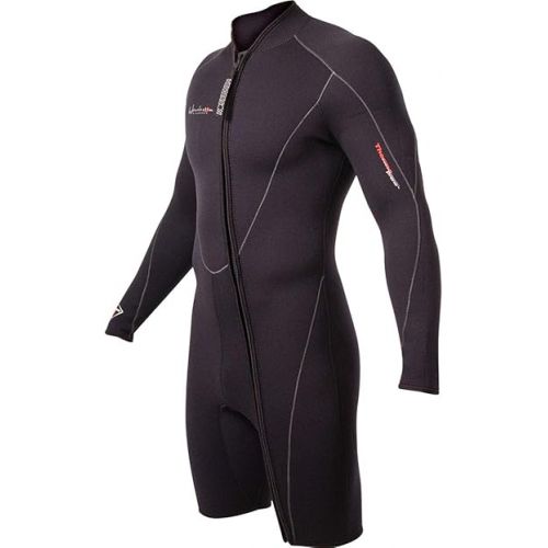  Henderson Man 5mm Thermoprene Long Sleeve Shorty / Jacket (Front Zip) Scuba Diving Wetsuit-XLarge