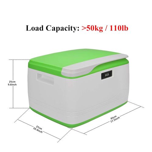  Heneng heneng Locking Combination Medicine Box Child Proof Storage Container, Size 17.5 x 10.4 x 9.6 Inch, 34-Quart/32L Need Assembled