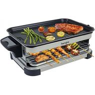 [아마존베스트]HengBO Raclette Grill with Non-Stick Coating, 1300/1500W, Black