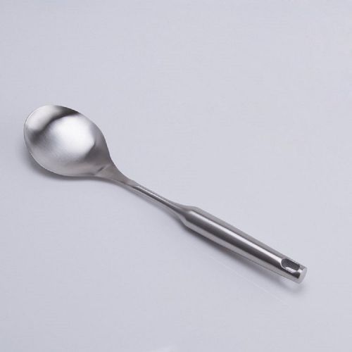  Hengrui HENGRUI Spoon Superior Quality Soup Ladle, 18/10 Stainless Steel Kitchen Spoon Ladle, Non-stick Pan Kitchen Soup Ladle, Kitchen Dinnerware Cooking Tools For Sauce, Soup, Broth, Gra