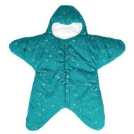 Hensy Baby Newborn Cotton Sleeping Bag Sack Starfish Blanket Infant Swaddle Stroller Wrap Green
