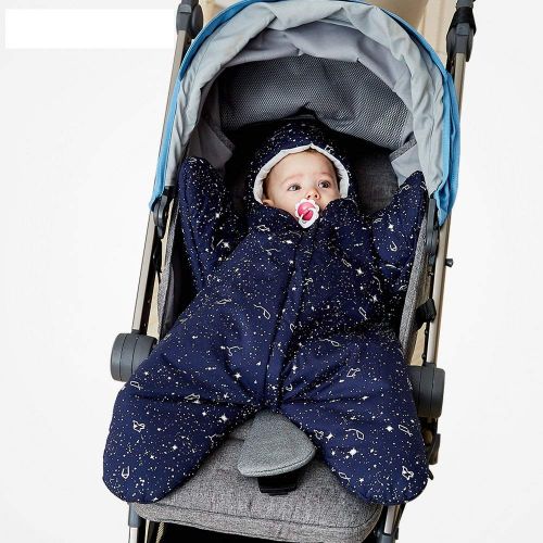  Hensy Baby Newborn Cotton Sleeping Bag Sack Starfish Blanket Infant Swaddle Stroller Wrap Green
