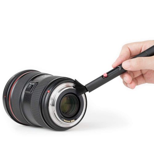  Hensych Lens Lens Brush Stift, Dual Tip Design Reinigungsbuerste zur Reinigung des Suchers und des LCD-Bildschirms, ideal zum Reinigen der Kameralinse