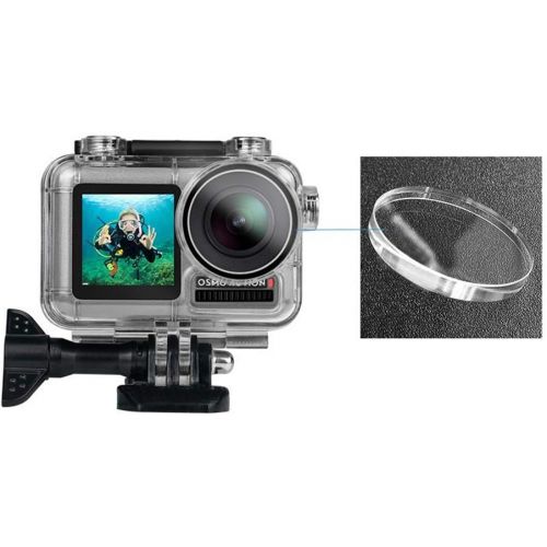  [아마존베스트]Hensych Underwater Housing Diving Protection Case 40 Metres for DJI OSMO Action Camera with Mounting Accessories