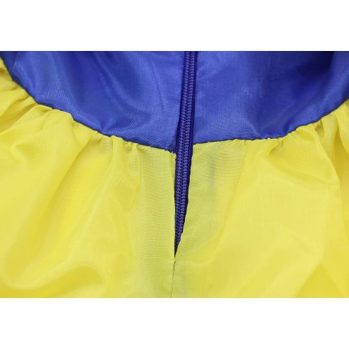  HenzWorld Princess Snow White Costumes Little Girls Dress Up Halloween Birthday Party Cosplay Outfit Jewelry Accessories