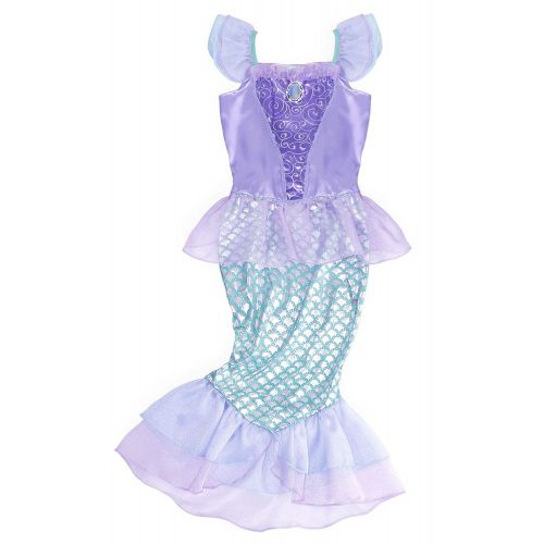  HenzWorld Little Mermaid Costume Dress Ariel Princess Girls Birthday Party Cosplay Outfit