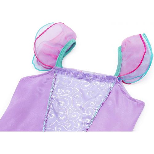  HenzWorld Little Girls Mermaid Costume Toddler Dress up Princess Dresses Christmas Cosplay Birthday Outfit Accessories