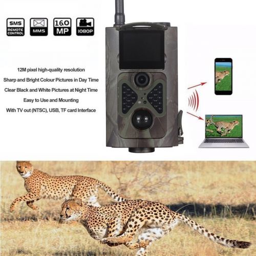  Heraihe Wireless Hunting Camera, Wireless Remote Control Digital Infrared Trail Hunter Cam, for Wildlife Hunting Animal Scouting