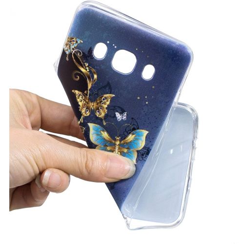  Herbests Kompatibel mit Handy Tasche Galaxy J5 2016 Silikon Huelle Durchsichtige Schutzhuelle Crystal Clear Transparent Ultra Duenn Handyhuelle Silikonhuelle Kristall Klar TPU Bumper,Go