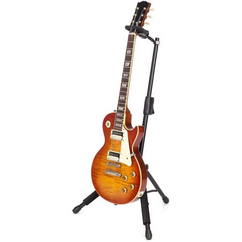  Hercules Stands GS525B 5 Space Guitar Rack Black & GS415BPLUS AutoGrip System Guitar Stand