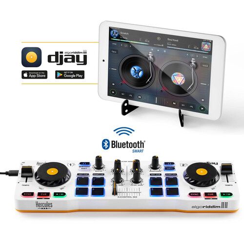  Hercules DJControl Mix DJ Software Controller with Algoriddim djay App