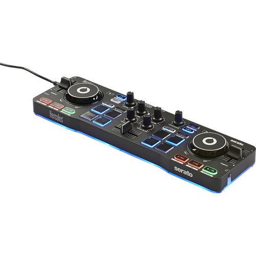  Hercules DJControl Starlight - DJ Software Controller with Serato DJ Lite