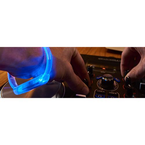  Hercules Sound-Reactive Multicolor LED Wristbands (10-Pack)