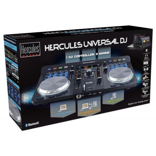  Hercules Universal DJ USB MIDI Bluetooth DJ Controller wPads+Interface+RockShip