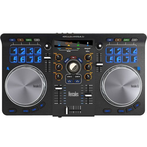  Hercules 4780773 Universal DJ Controller Bundle Includes Laptop Stand