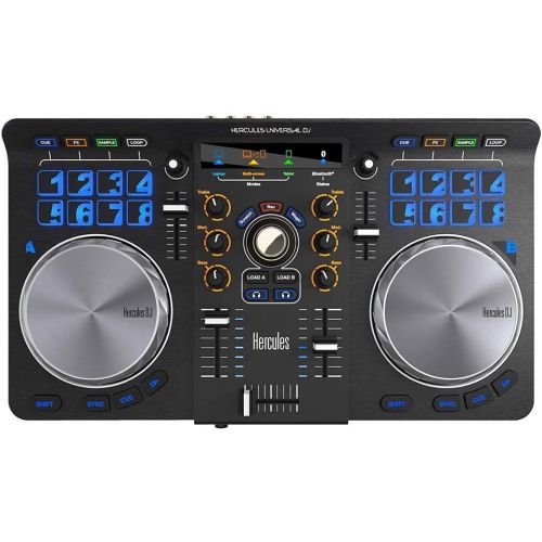  Hercules DJ Hercules Universal DJ | Bluetooth + USB DJ controller with wireless tablet and smartphone integration w/ full DJ Software DJUCED included