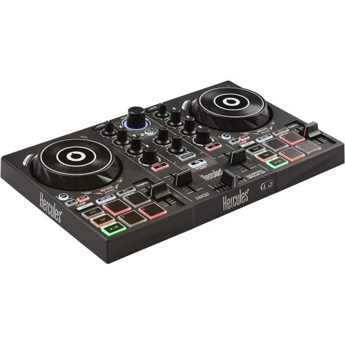  [아마존베스트]Hercules DJControl Inpulse 200 | Portable USB DJ Controller with Beatmatch Guide, DJ Academy and full DJ software DJUCED included