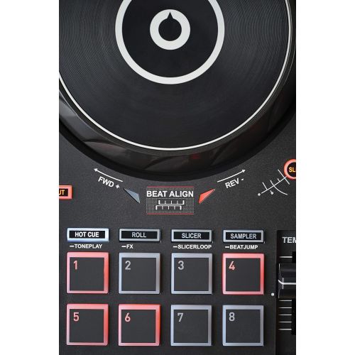  [아마존베스트]Hercules DJControl Inpulse 300 | 2 Channel USB Controller, with Beatmatch Guide, DJ Academy and full DJ software DJUCED included