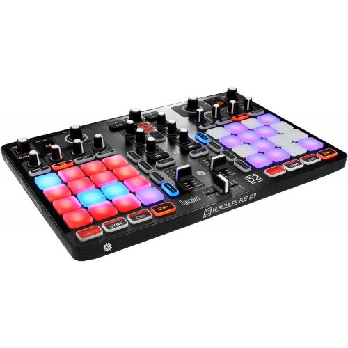  [아마존베스트]Hercules DJ Hercules P32 DJ | Compact USB DJ controller with 32 high-performance touch pads