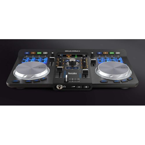  [아마존베스트]Hercules DJ Hercules Universal DJ | Bluetooth + USB DJ controller with wireless tablet and smartphone integration w/ full DJ Software DJUCED included