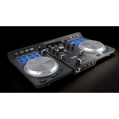  [아마존베스트]Hercules DJ Hercules Universal DJ | Bluetooth + USB DJ controller with wireless tablet and smartphone integration w/ full DJ Software DJUCED included