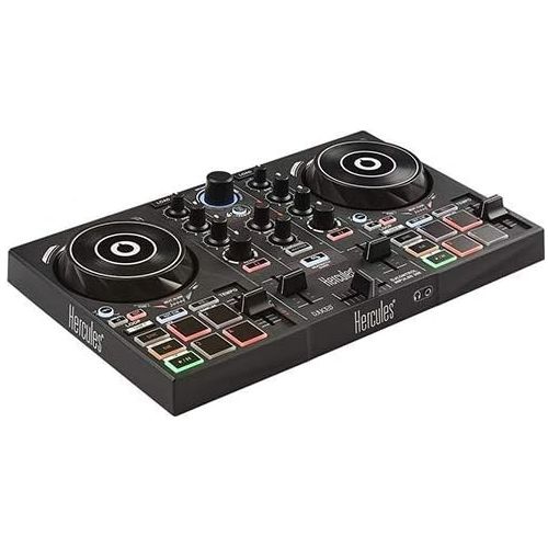  [아마존베스트]Hercules DJ Control Inpulse 200 with /8 Stereo Mini to Dual RCA Y-Cable (6) Bundle