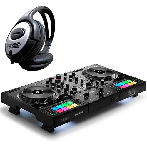  [아마존베스트]Hercules DJ Control Inpulse 500 2-Deck DJ Controller + Keepdrum Headphones