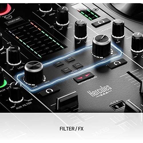  [아마존베스트]Hercules DJ Control Inpulse 500 2-Deck DJ Controller + Keepdrum Headphones