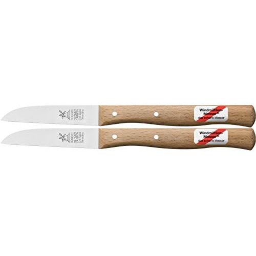  [아마존베스트]Herder Windmuehlenmesser 2 x Paring Knives, Small Kitchen Knives, Paring Knives, 6.5 cm Windmill Knife, Classic Small