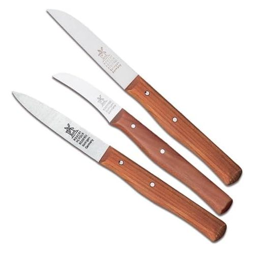  [아마존베스트]Herder Windmuehlenmesser Plus 5408 Set of 3 Herder Windmill Knife Cherry