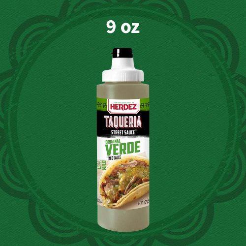  HERDEZ Taqueria Street Sauce Original Verde 9 Ounce (Pack of 8)