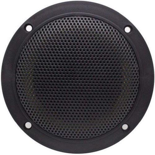  4 Inches Herdio Waterproof Marine Ceiling Flush Wall Mount Speakers with 160 Watts Power, Handling for Kitchen Bathroom Boat Car Motorcycle Cloth Surround and Low Profile Design -