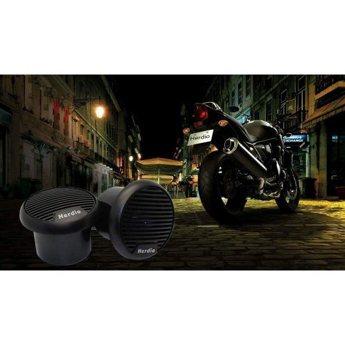  [아마존베스트]-Service-Informationen Herdio 3Waterproof Marine Speakers Motorcycle Speaker with Max Power 140Watt (Pair) for Motorcycle, Car, Boat, UTV, ATV, Golf Cart, Power Sports Spa Hottub Black