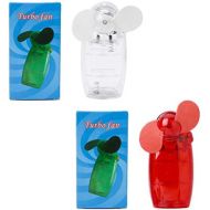[아마존베스트]Hergon Portable Mini Pocket Fan, Cool Air Hand Hero Battery Travel Holiday Fan Cooler Kids Gifts