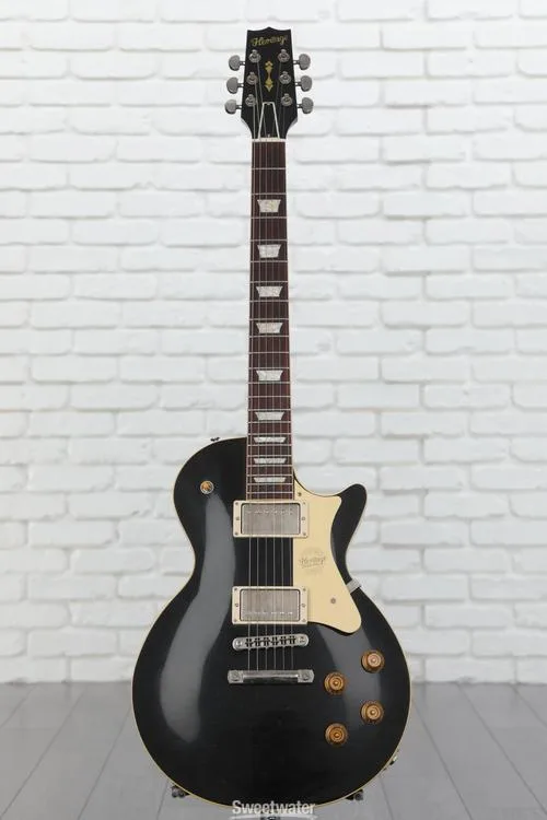  Heritage Artisan Aged Custom Core Plain Top H-150 Electric Guitar - Ebony