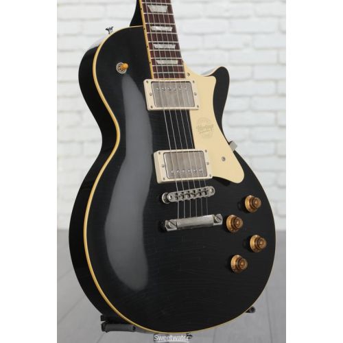  Heritage Artisan Aged Custom Core Plain Top H-150 Electric Guitar - Ebony