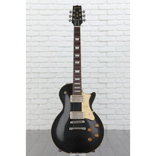  Heritage Artisan Aged Custom Core Plain Top H-150 Electric Guitar - Ebony