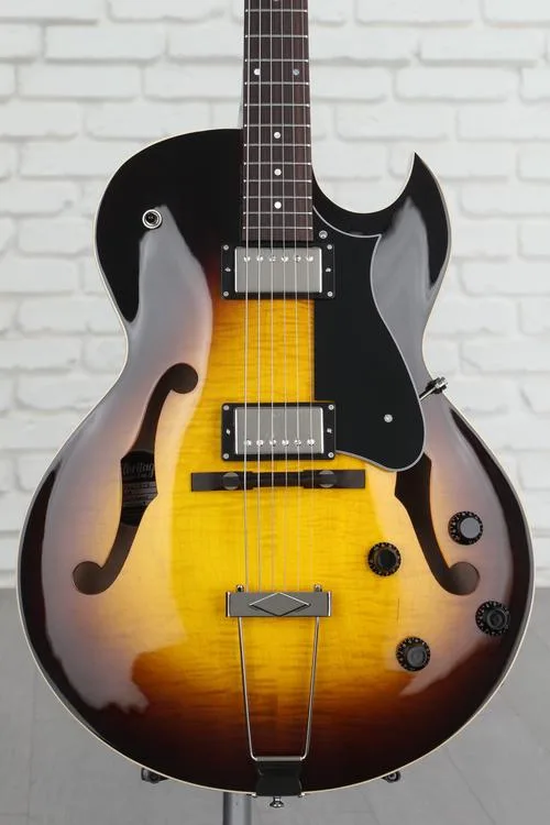 Heritage Standard H-575 Hollowbody Electric Guitar - Original Sunburst Demo