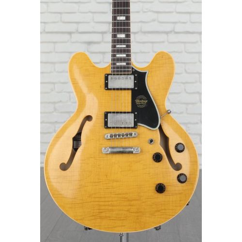  Heritage Custom Core Artisan Aged H-535 Semi-hollowbody Electric Guitar - Antique Natural