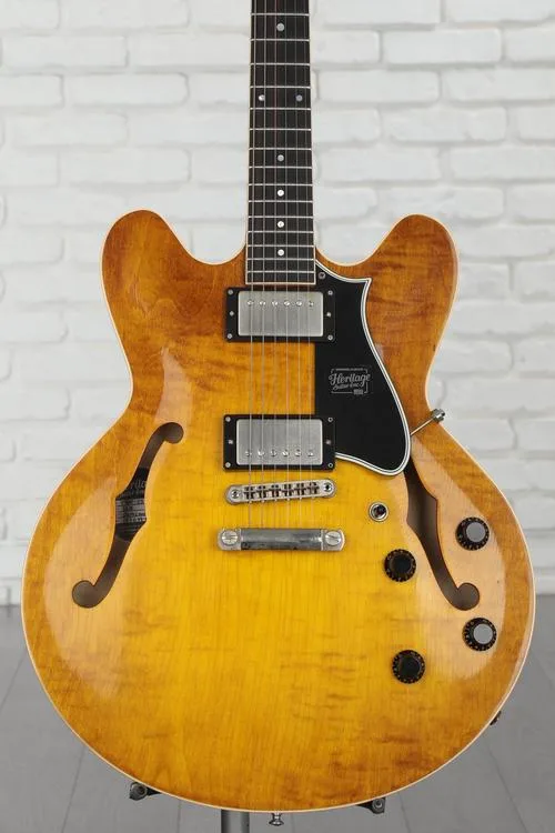 Heritage Artisan Aged H-535 Electric Guitar - Dirty Lemon Burst, Sweetwater Exclusive