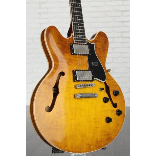  Heritage Artisan Aged H-535 Electric Guitar - Dirty Lemon Burst, Sweetwater Exclusive