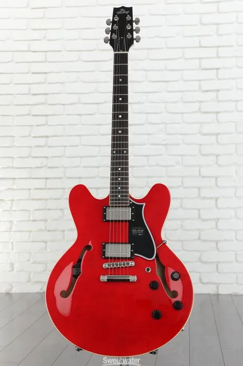  Heritage Standard H-535 Semi-hollowbody Electric Guitar - Trans Cherry