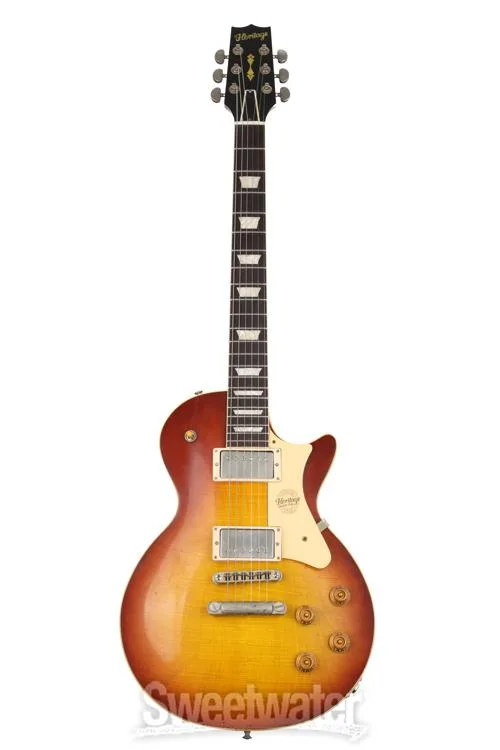  Heritage Artisan Aged Custom Core Plain Top H-150 - Tobacco Sunburst