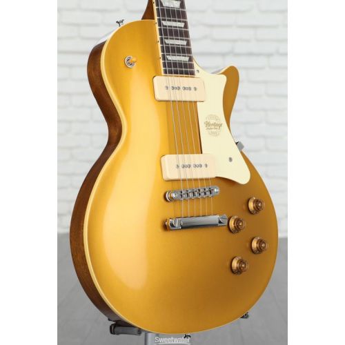  Heritage Custom Core H-150 P-90 Electric Guitar - Gold Top