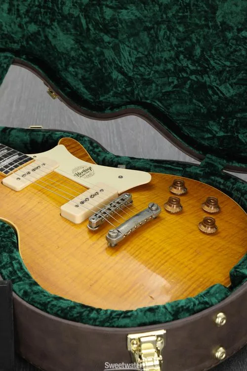  Heritage Custom Core Artisan Aged H-150 P-90 Electric Guitar - Dirty Lemon Burst
